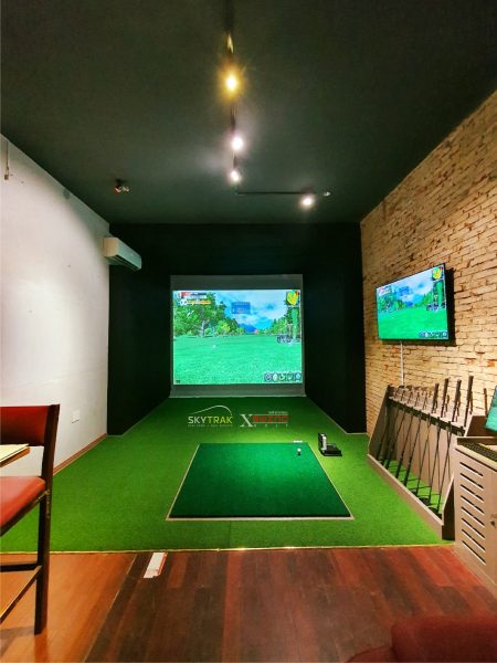 Diên tích lắp đặt phòng golf mô phỏng 3D là 3m x 4m x 6m