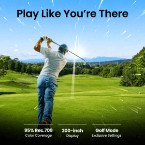 May chieu laser 4K 4000AL mo phong golf AK700ST 19 1