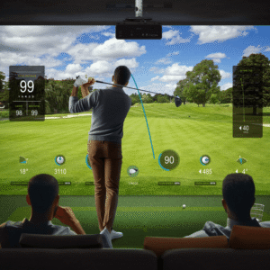 May chieu laser 4K 4000AL mo phong golf AK700ST 8 1