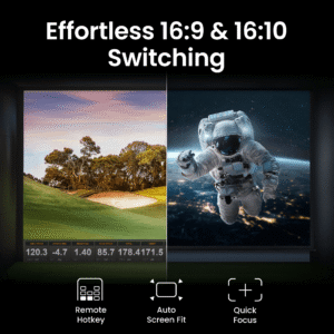May chieu laser 4K 4000AL mo phong golf AK700ST 9 1